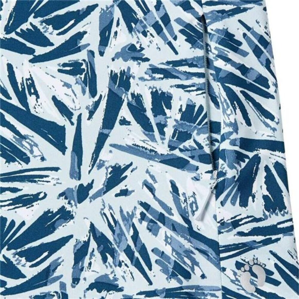 Hang Ten Womens Long Sleeve Rashguard (Palm Print Ballad Blue, Small) - Picture 5 of 5
